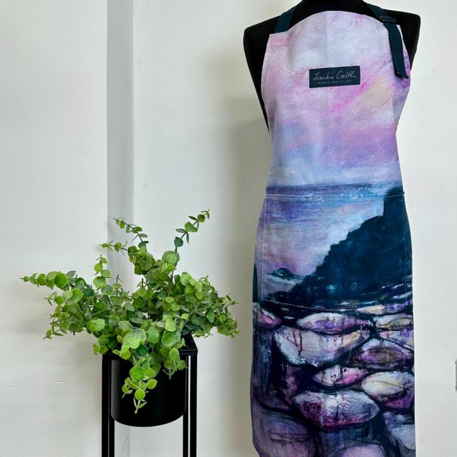 Frankie Creith PINK CAUSEWAY Apron-Artist Frankie Creith-Artisan Market Online