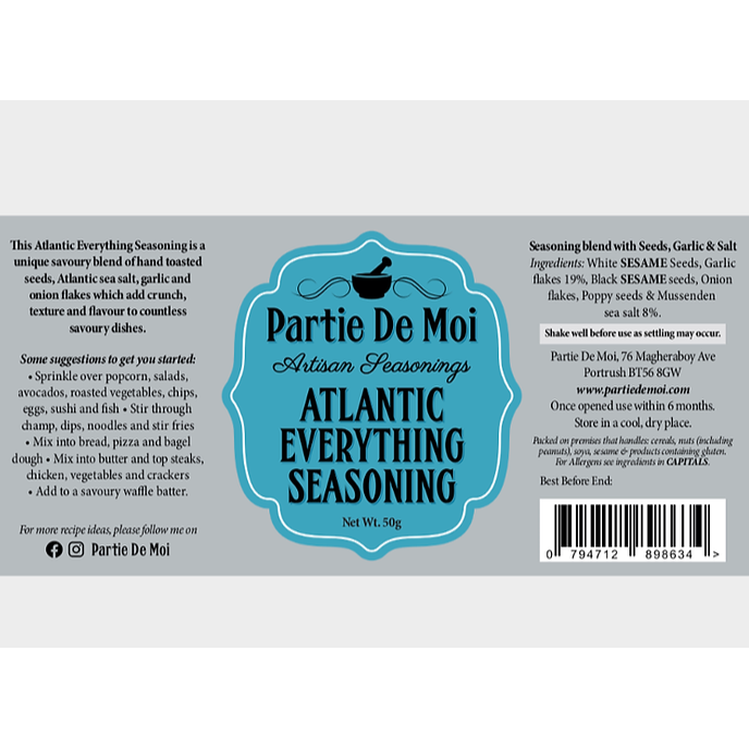 Partie De Moi Atlantic Everything Seasoning-Mussenden Sea Salt-Artisan Market Online