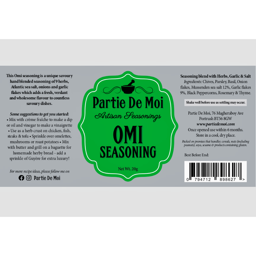 Partie De Moi Omi Seasoning-Mussenden Sea Salt-Artisan Market Online