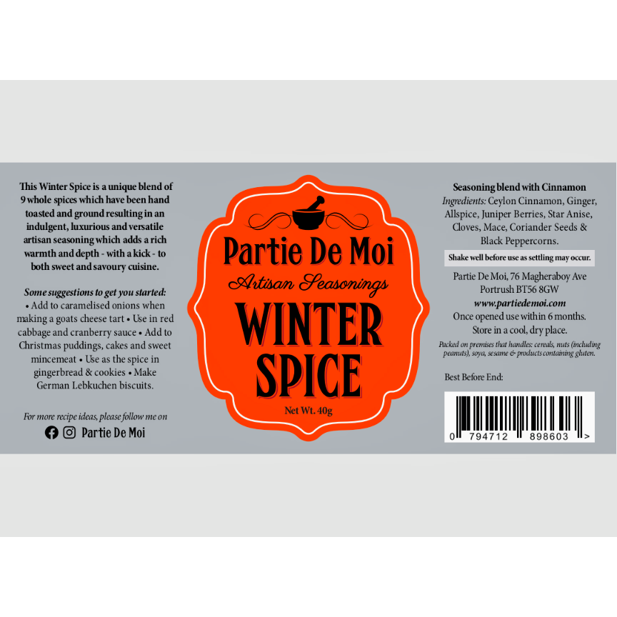 Partie De Moi Winter Spice Seasoning-Partie de Moi-Artisan Market Online